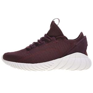 adidas Tubular Doom Sock Primeknit Burgundy   Red Crystal-White (BY3565)