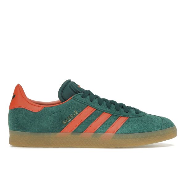 Adidas Gazelle Collegiate Green Preloved Red   Gum (IG6200)