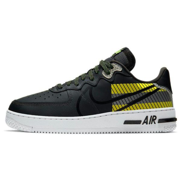 Nike 3M x Air Force 1 React LX Anthracite Volt Black Habanero-Red (CT3316-003)