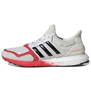 adidas UltraBoost DNA Grey Lush Red   Orbit-Grey Core-Black (FW4905)