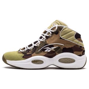 Reebok A Bathing Ape x Mita Sneakers x Question Mid 1st Camo   Green Bape-Camo White (BD4232)