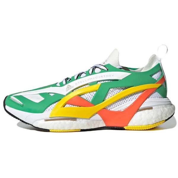 adidas Stella McCartney x SolarGlide Green Impact Orange   White Cloud-White Semi-Impact-Orange (GX9860)