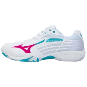 Mizuno Wave Claw 2 Wide White Fuchsia Blue 71GA (211060)