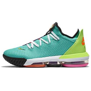 Nike LeBron 16 Low Air Max Trainer 2  Hyper-Jade Total-Orange-Electric-Green (CI2668-301)