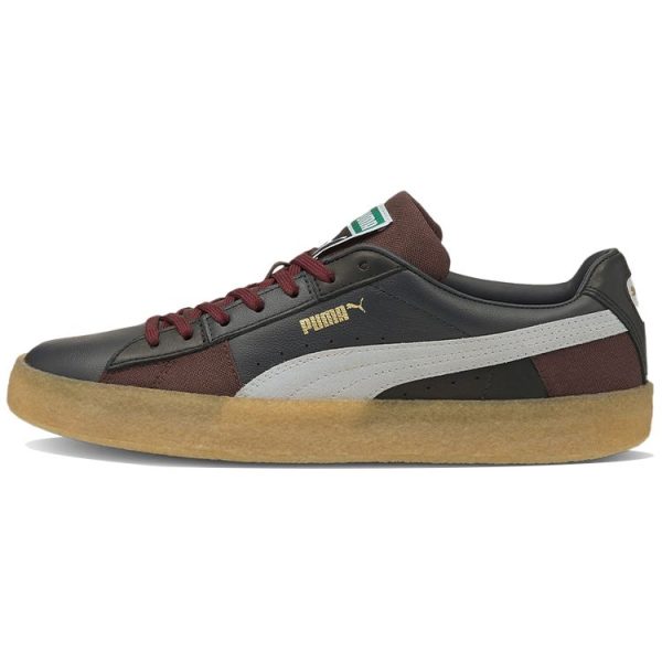 Puma Suede Crepe Patch -   Fudge Grey Violet Black Ebony (381195-02)