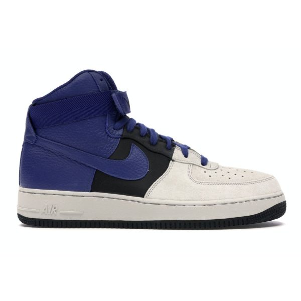 Nike Air Force 1 High 07 LV8 Platinum Deep Royal Blue White Pure-Platinum Black (806403-009)