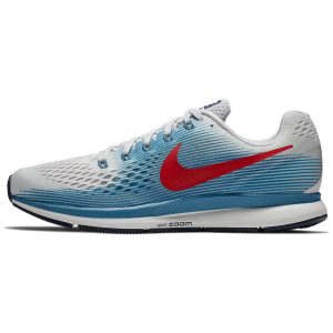 Nike Air Zoom Pegasus 34 Vast Grey Blue University-Red (880555-016)