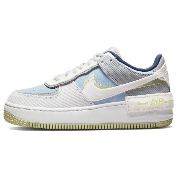 Nike Air Force 1 Shadow On The Bright Side    Skate Blue Mountain-White Light-Lime-Green (DQ5075-411)