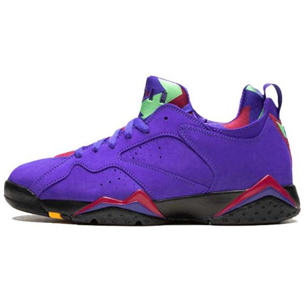 Air Jordan 7 Retro Low NRG Bright Concord Purple Black-Midas-Gold-Tourmaline (AR4422-407)