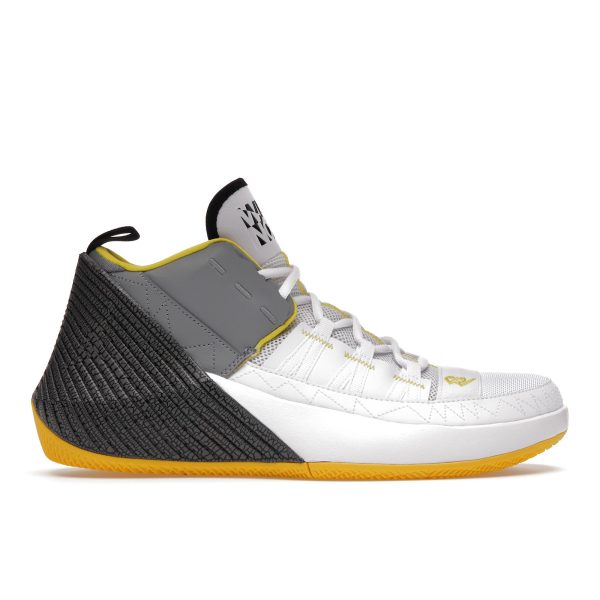 Air JordanWhy Not Zer01 Chaos White Particle-Grey-Black-Opti-Yellow (BV5498-100)