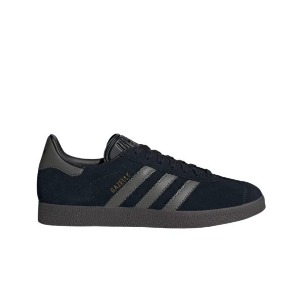Adidas Gazelle Core Black Gold Metallic Gum (ID6105)