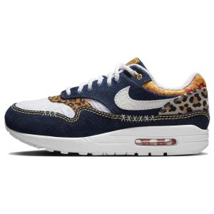 Nike Air Max 1 Premium Denim Leopard  - - (FJ4452-43243)