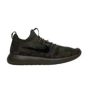 NikeLab Roshe Two Flyknit V2 Camo Cargo Khaki Green Black (918262-300)