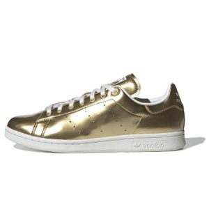 Adidas   Stan Smith Gold Metallic Crystal-White (FV4298)