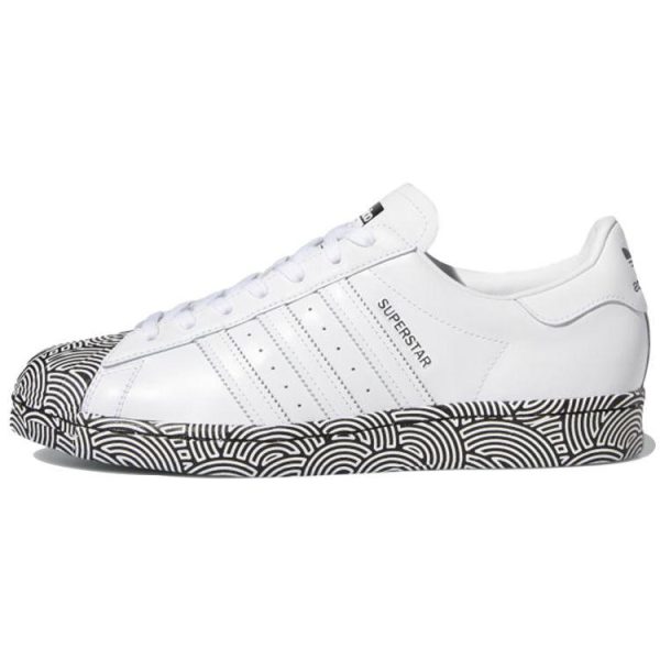 Adidas Hirocoledge x Superstar Takahashi Hiroko      Cloud-White Core-Black Signal-Pink (FY1588)