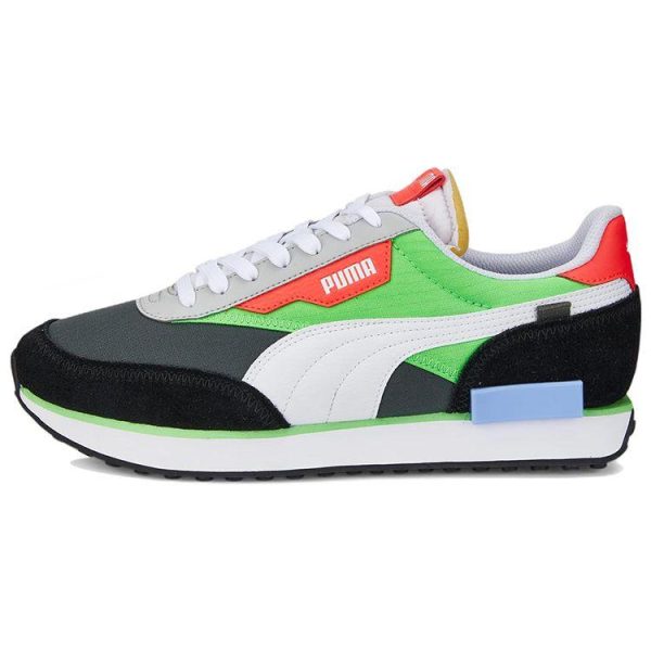 Puma Future Rider Play On -   Dark Shadow Fluo Green Multi-Color Black (371149-85)