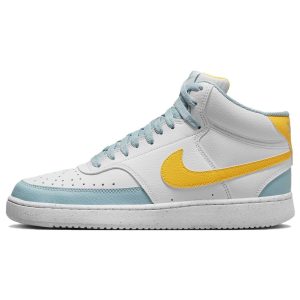 Nike Court Vision Mid Next Nature White Ocean Bliss Gum-Light-Brown Laser-Orange (FJ3998-100)