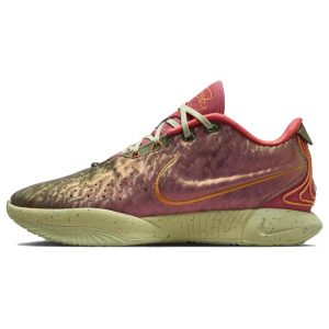 Nike LeBron 21 Queen Conch Red Ember-Glow Elemental-Gold (FN0709-800)