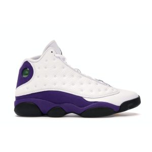 Air Jordan 13 Retro Lakers Purple White Black (414571-105)