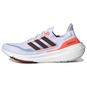 adidas UltraBoost Light White Solar Red Cloud-White Core-Black (HQ6351)