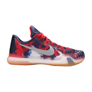 Nike Kobe 10 USA Multi-Color University-Red Reflect-Silver-Photo-Blue (705317-604)