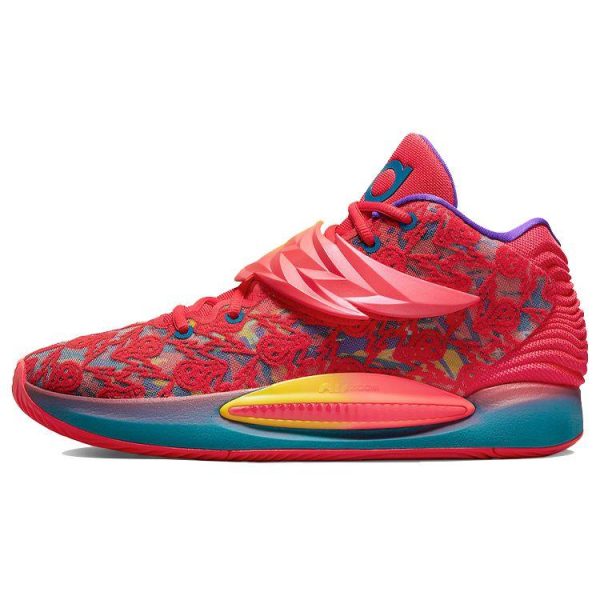 Nike KD 14 Ron English 3 Red Siren-Red Yellow-Strike (DO6903-600)