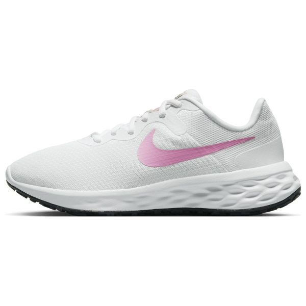 Nike   Revolution 6 Next Nature White Pink Spell Fossil-Stone Black (DC3729-103)