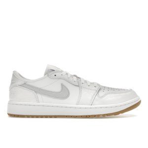 Air Jordan 1 Low Golf White Gum Pure-Platinum Gum Medium-Brown (DD9315-111)