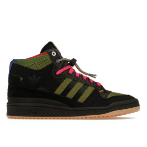 adidas Hebru Brantley x Forum Mid RT Frogboy Black Core-Black Tech-Olive (GZ4396)