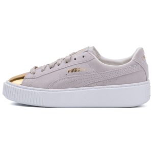 Puma Suede Platform White Gold Star-White (362222-01)