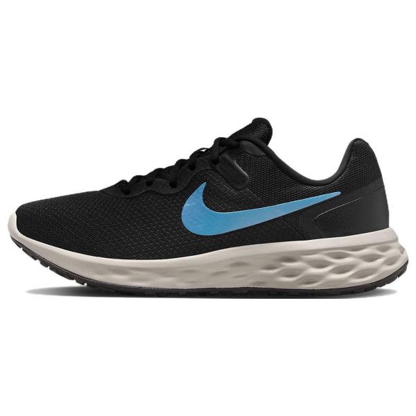 Nike Revolution 6 Next Nature Black Laser Blue   Cobblestone - (DC3728-012)