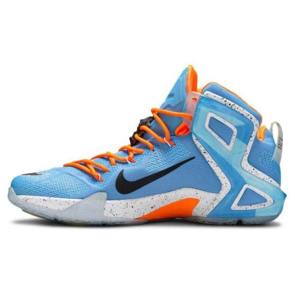 Nike LeBron 12 Elite Elevate Blue Light-Retro Hot-Lava-Artisan-Teal-Sunset-Glow (724559-488)