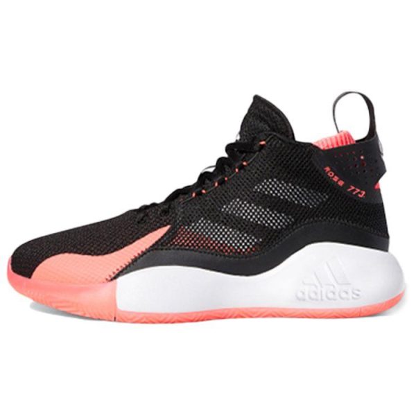 Adidas D Rose 773 2020 Black Signal Pink   Core-Black Footwear-White (FW8663)