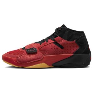 Air Jordan Jordan Zion 2 Red Suede Gum   - - Gum- (DO9073-600)