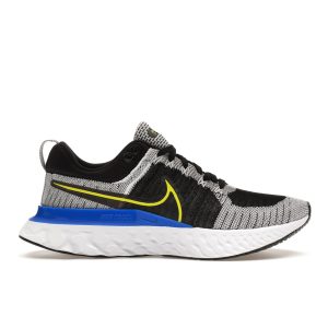 Nike React Infinity Run Flyknit 2 Racer Blue Cyber Black White (CT2357-100)