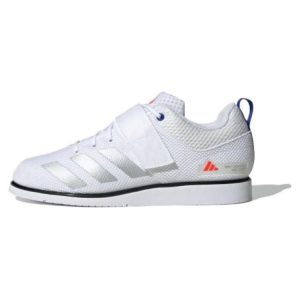 adidas Powerlift 5 White Silver Metallic Cloud-White Core-Black (ID2474)