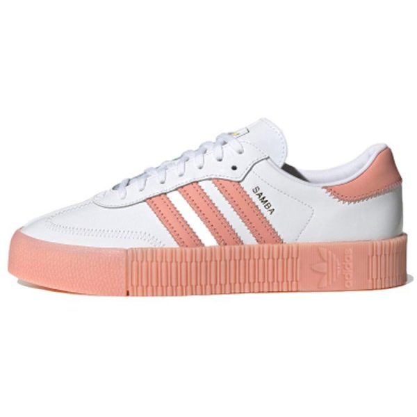 Adidas Sambarose White Trace Pink   Cloud-White Gold-Metallic (FW4201)