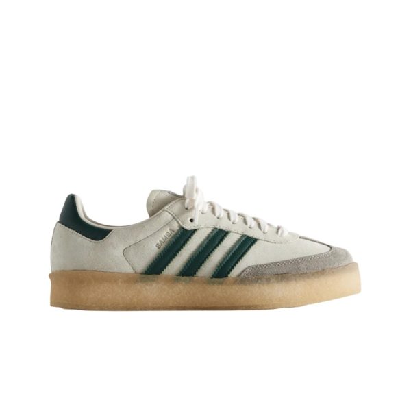 Adidas x Clarks x Ronnie Fieg 8th Street Samba Chalk White Green (ID7297)