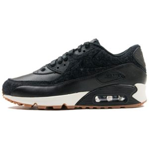 Nike Air Max 90 Premium Black Black-Black-Sail (700155-001)
