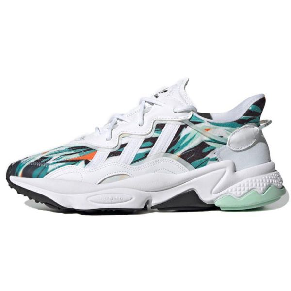 Adidas Ozweego      Jungle Leaf White Cloud-White Core-Black (FZ4089)