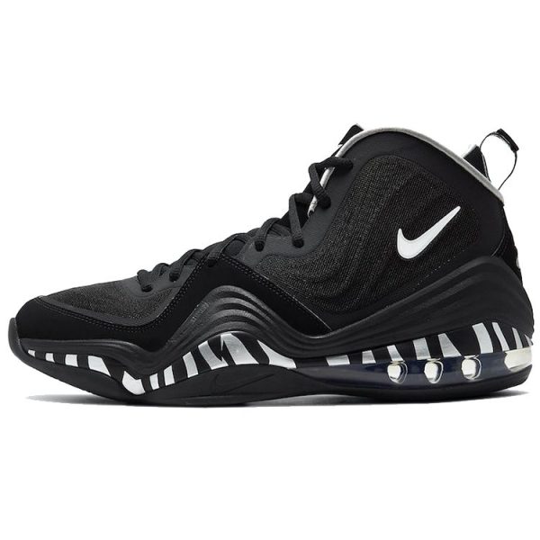 Nike Air Penny 5 Tiger Striped Black Metallic-Silver White (CZ8782-001)