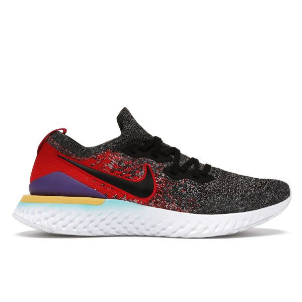 Nike Epic React Flyknit 2 Black University Red Black-Hyper-Jade-University-Red (BQ8928-007)