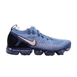 Nike Air VaporMax 2 Flyknit Work Blue Grey Crimson-Tint (942843-401)