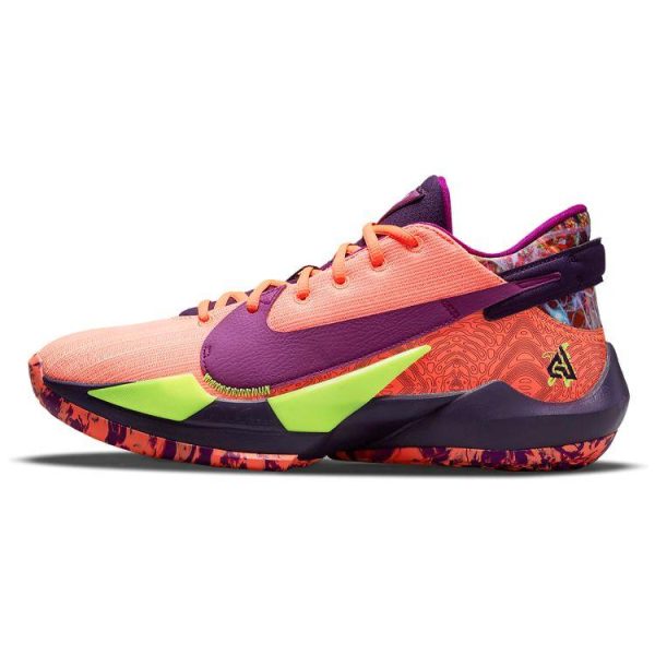 Nike Zoom Freak 2 EP Bright Mango Orange Volt Grand-Purple (CZ0152-800)