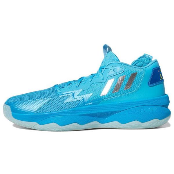 adidas Dame 8 Young Dolla Blue Signal-Cyan Silver-Metallic (GY6465)