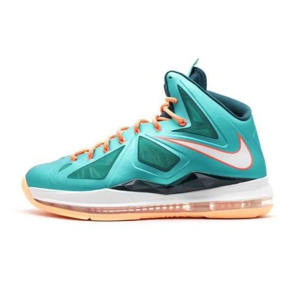 Nike LeBron 10 Miami Dolphins  Atmc-Tl Sl-Dk-Atmc-Tl-Ttl-Orng (541100-302)