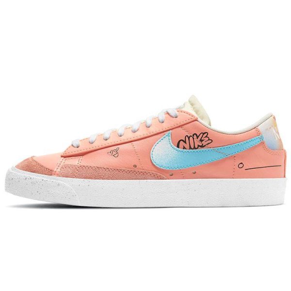 Nike Blazer Low 77 Ecstasy Crimson    --Pulse-Lake-Blue (DJ4281-641)