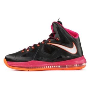 Nike LeBron 10 Floridian Black Blk Mtllc-Slvr-Ttl-Orng-Frbrry (541100-005)