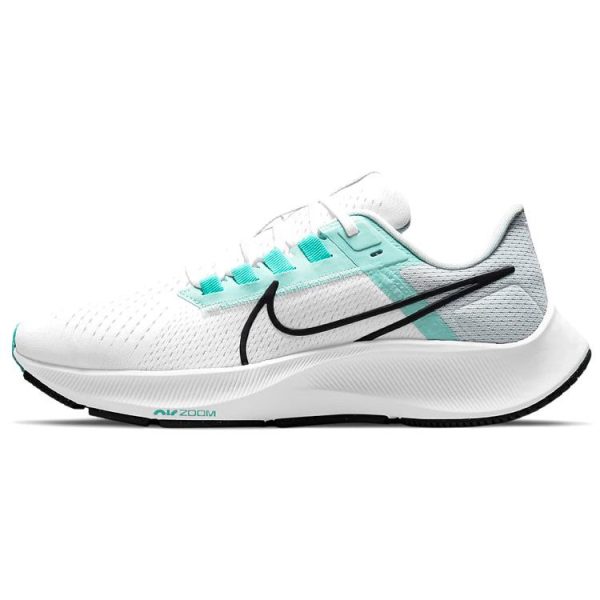 Nike Air Zoom Pegasus 38 White Aurora Green   Pure-Platinum Oil-Grey (CW7358-102)