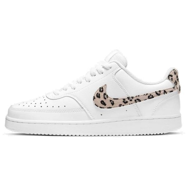 Nike Court Vision Low Leopard Swoosh     Desert-Sand Black (DD9665-100)